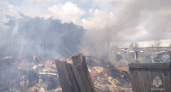 Во Владимирской области пожар уничтожил многоквартирный дом 